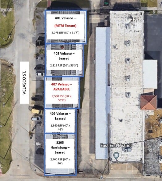 407 Velasco St, Houston, TX for lease - Building Photo - Image 2 of 9