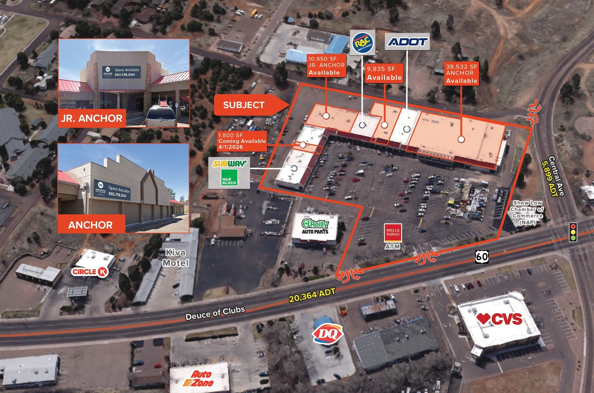 161 E Deuce of Clubs, Show Low, AZ for lease Primary Photo- Image 1 of 5