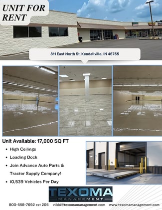 More details for 835 E North St, Kendallville, IN - Retail for Lease