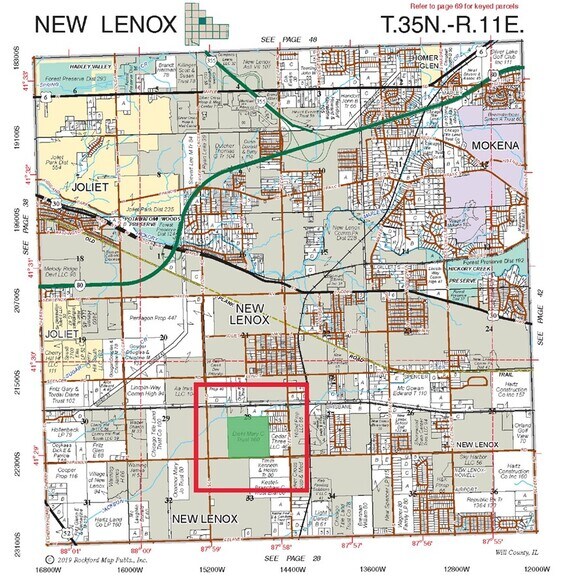 14620 W Laraway Rd, New Lenox, IL à vendre - Plan cadastral - Image 2 de 2
