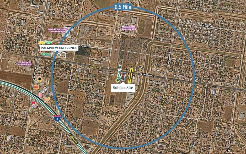 2113 W Griffin Pky, Mission, TX for sale - Aerial - Image 2 of 3