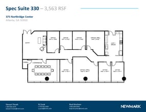 375 Northridge Rd, Atlanta, GA à louer Plan d’étage- Image 1 de 16