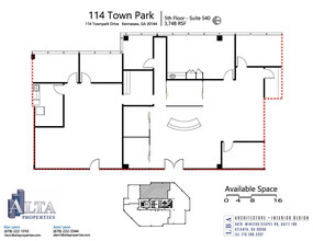 114 Townpark Dr NW, Kennesaw, GA à louer Plan d  tage- Image 1 de 2