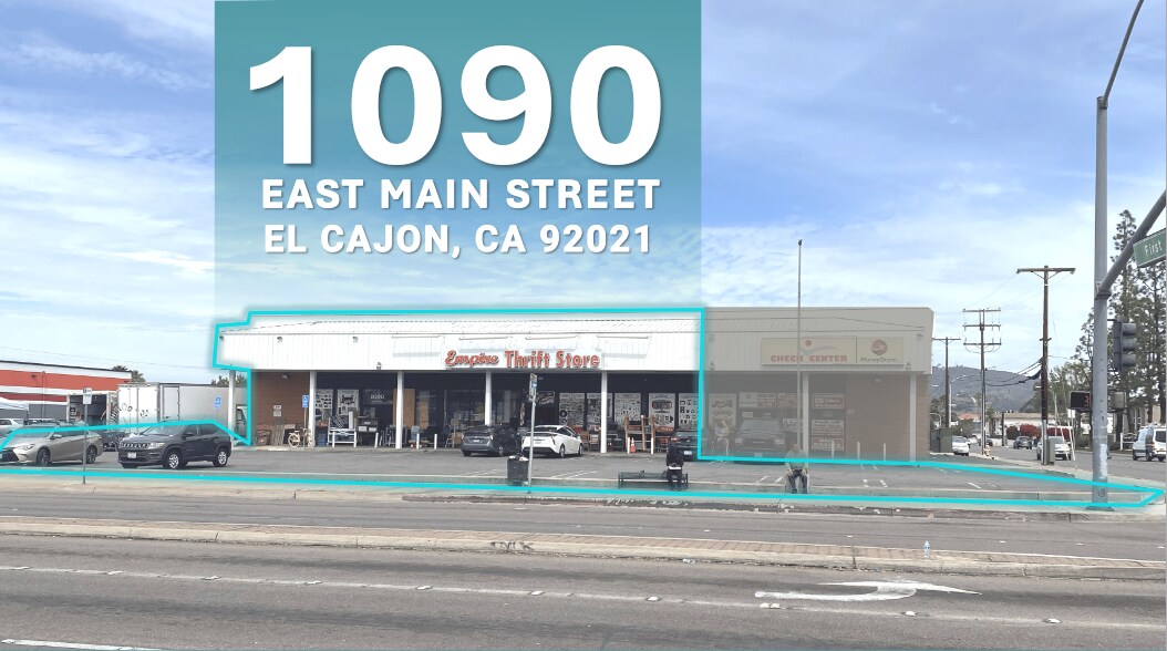 1090 E Main St, El Cajon, CA à louer Photo du bâtiment- Image 1 de 13