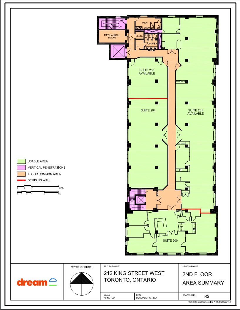 212 King St W, Toronto, ON for lease Floor Plan- Image 1 of 1