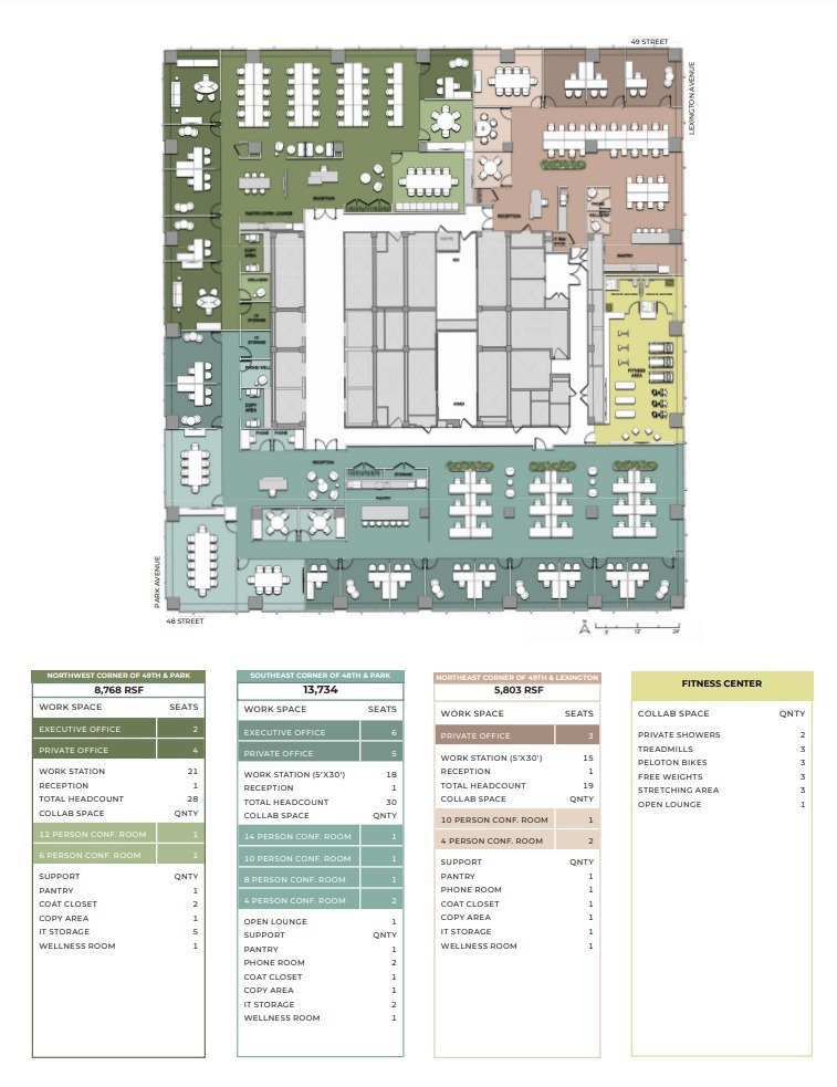 299 Park Ave, New York, NY à louer Plan d’étage- Image 1 de 8