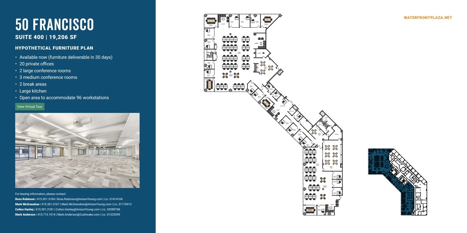 50 Francisco St, San Francisco, CA for lease Floor Plan- Image 1 of 1
