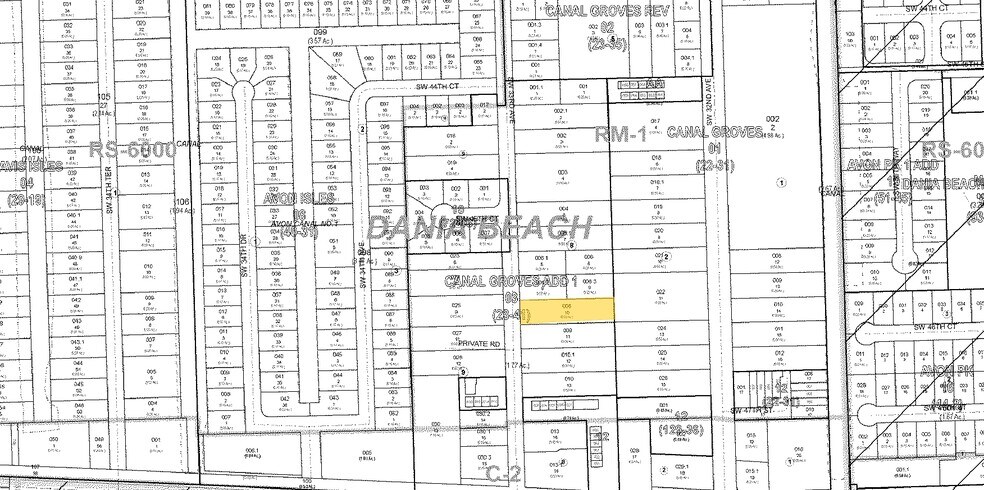 4650 SW 33rd Ave, Fort Lauderdale, FL à vendre - Plan cadastral - Image 2 de 5