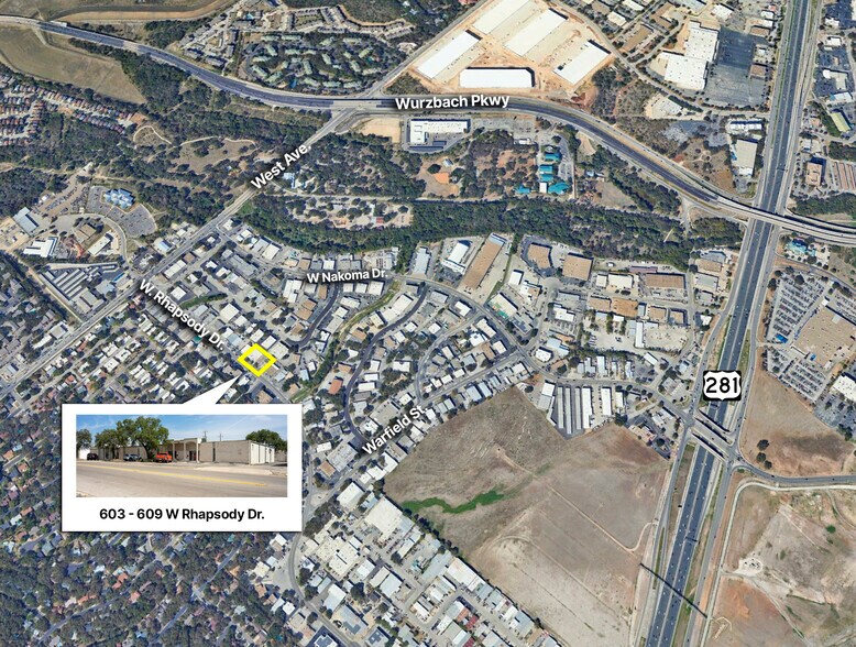 603-609 W Rhapsody Dr, San Antonio, TX à louer - Photo du bâtiment - Image 3 de 3