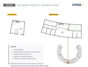 3550 General Atomics Ct, San Diego, CA for lease Floor Plan- Image 1 of 1
