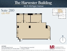 180 N Michigan Ave, Chicago, IL à louer Plan d’étage- Image 1 de 5