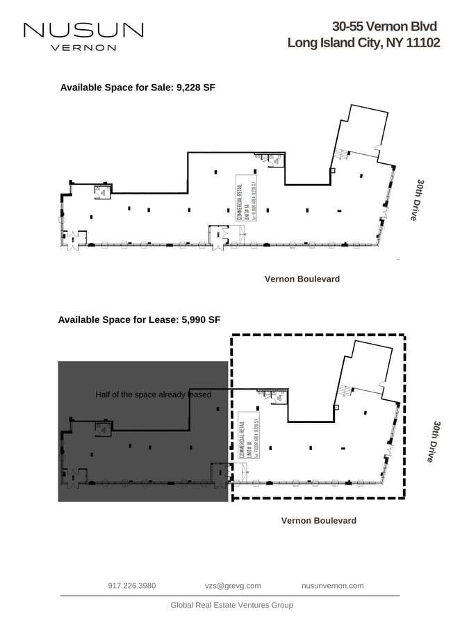 30-55 Vernon Blvd, Long Island City, NY 11102 - Unit 100 - - Floor Plan - Image 1 of 1