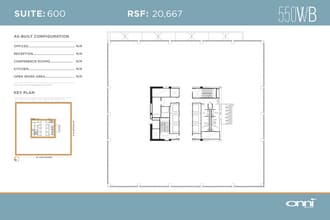 550 W Van Buren St, Chicago, IL à louer Plan d’étage- Image 1 de 1