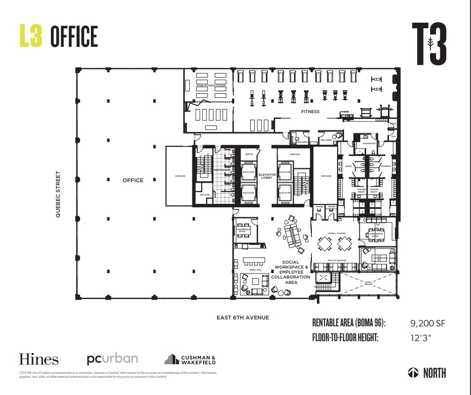 123 E 6 Ave, Vancouver, BC for lease Floor Plan- Image 1 of 1