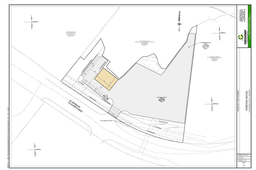 Lot 5 - 17/66 Business park, Marshall, VA à louer - Plan de site - Image 3 de 5