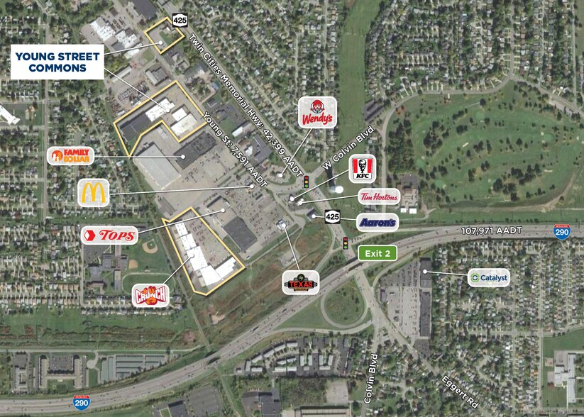670 Young St, Tonawanda, NY à louer - Aérien - Image 2 de 5