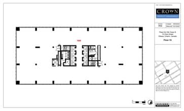 112 Kent St, Ottawa, ON for lease Floor Plan- Image 1 of 3