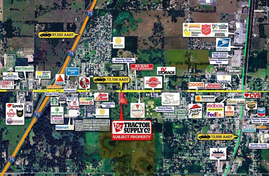 1673 W Highway 48, Bushnell, FL à vendre - Photo du bâtiment - Image 2 de 11