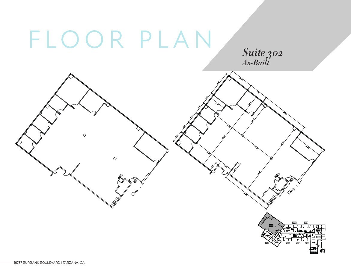 18757 Burbank Blvd, Tarzana, CA à louer Plan d  tage- Image 1 de 1