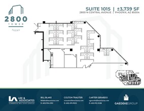 2800 N Central Ave, Phoenix, AZ for lease Floor Plan- Image 1 of 2