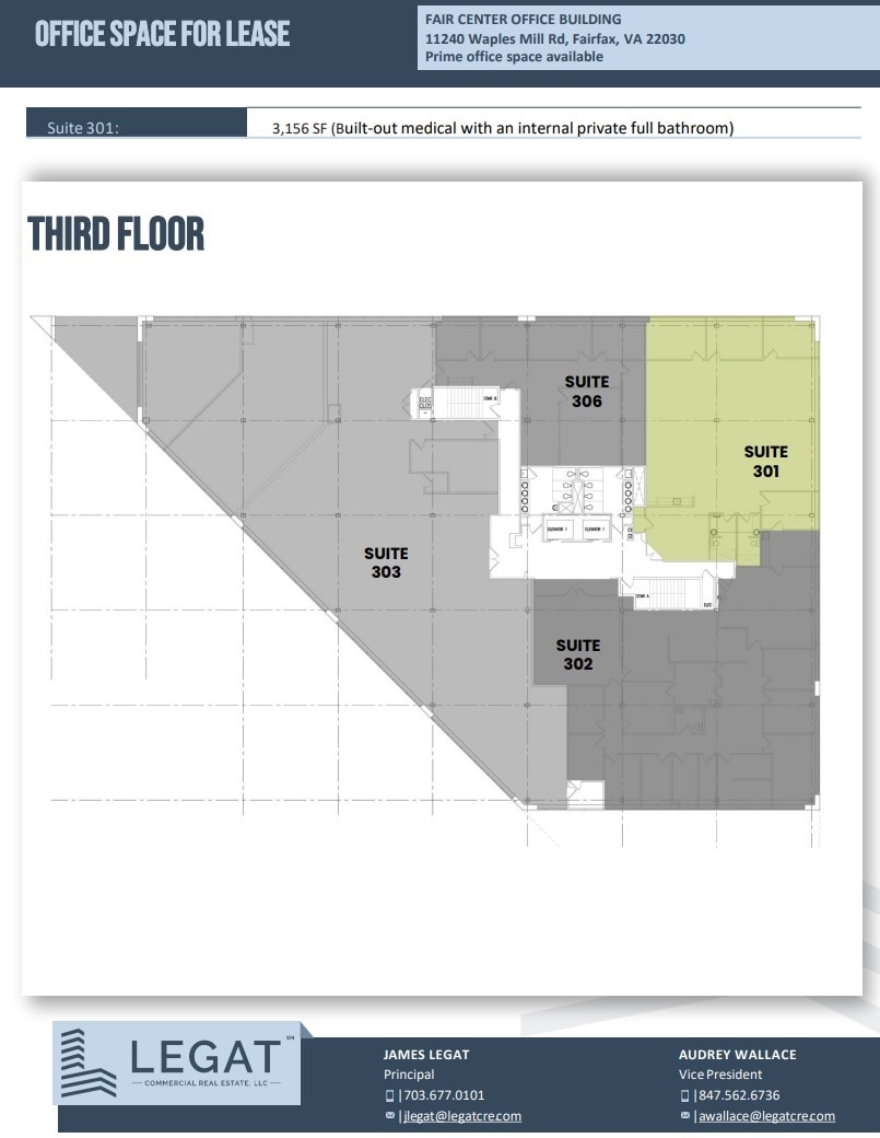 11240 Waples Mill Rd, Fairfax, VA à louer Plan d’étage- Image 1 de 1