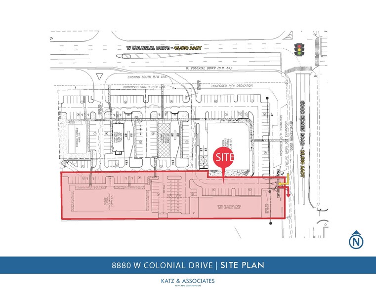 8880 W Colonial Dr, Orlando, FL for lease - Site Plan - Image 2 of 5