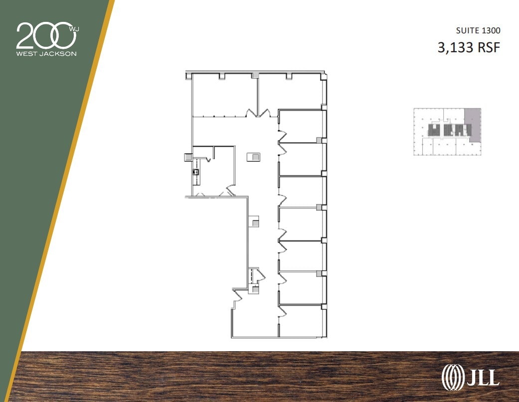 200 W Jackson Blvd, Chicago, IL for lease Floor Plan- Image 1 of 1