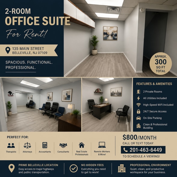 135 Main St, Belleville, NJ for lease - Interior Photo - Image 2 of 6