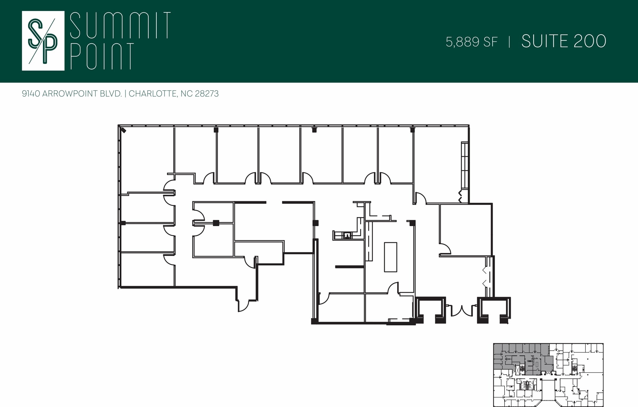 9144 Arrowpoint Blvd, Charlotte, NC for lease Floor Plan- Image 1 of 1