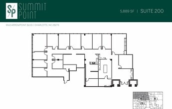 9144 Arrowpoint Blvd, Charlotte, NC for lease Floor Plan- Image 1 of 1