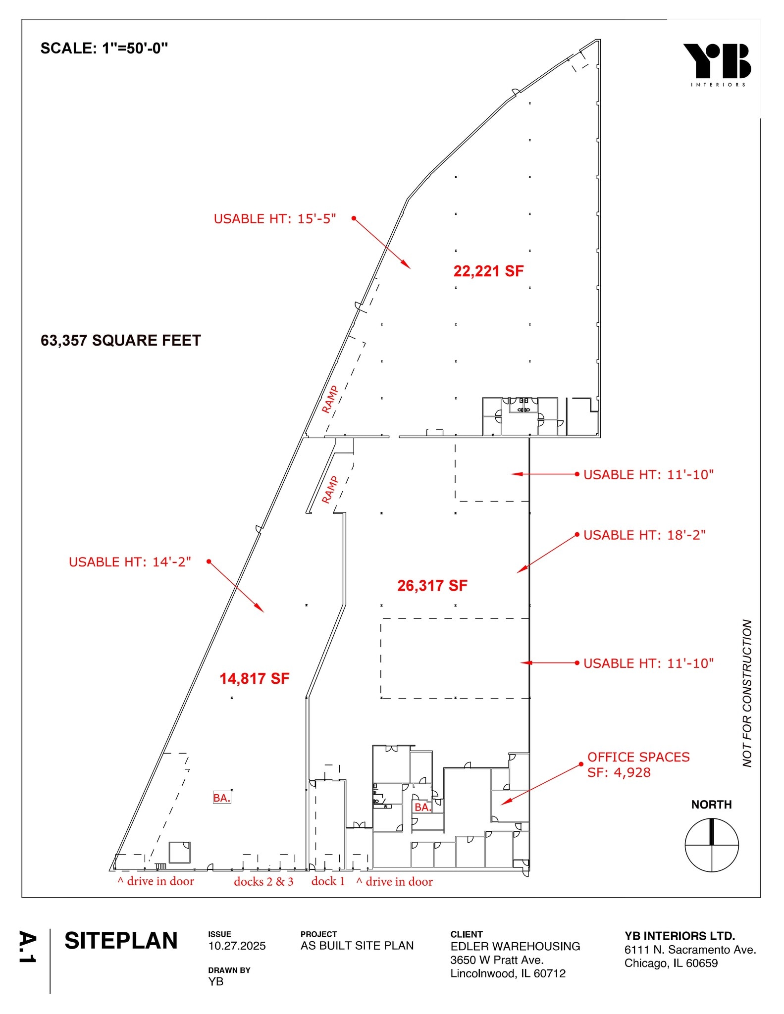 3600-3690 W Pratt Ave, Lincolnwood, IL à louer Plan de site- Image 1 de 1