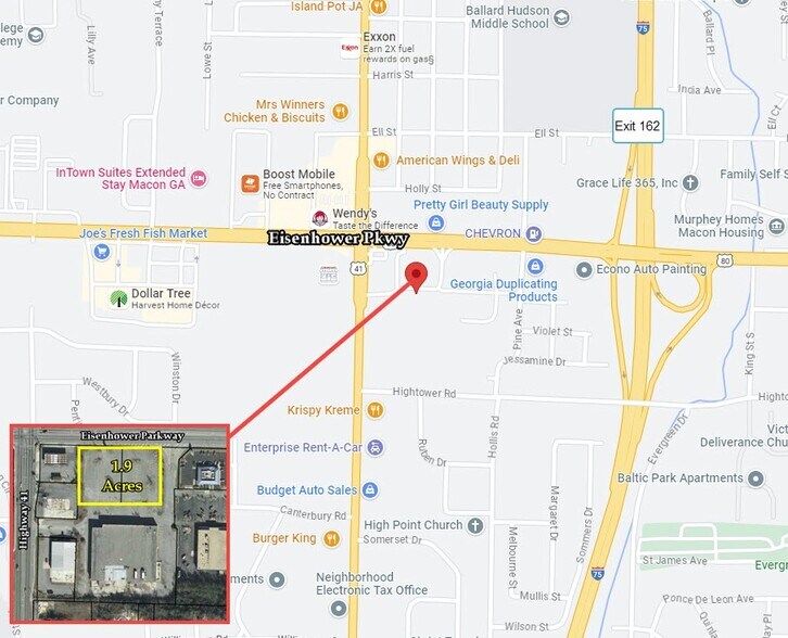 1250 Eisenhower Pky, Macon-Bibb, GA à vendre - Photo du bâtiment - Image 1 de 1