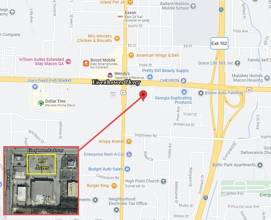 1250 Eisenhower Pky, Macon-Bibb, GA for sale Building Photo- Image 1 of 2