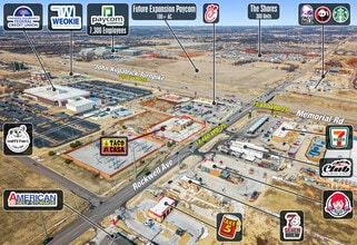 7100 W Memorial Rd, Oklahoma City, OK - Aerial  map view - Image1