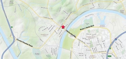 3101 Clarksville Pike, Nashville, TN - Aérien Vue de la carte