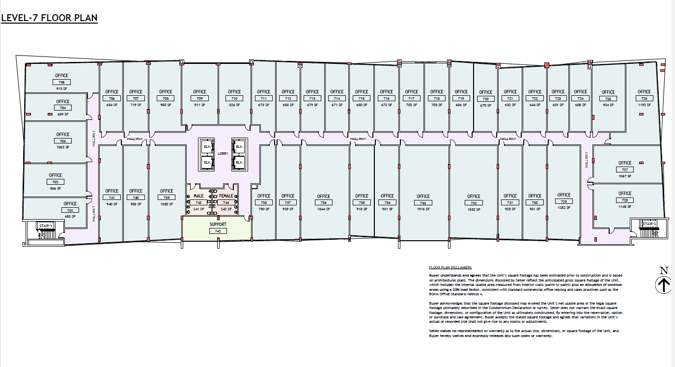 21291 NE 28th Ave, Aventura, FL 33180 - Unit 7th Flr Of -  - Floor Plan - Image 1 of 1