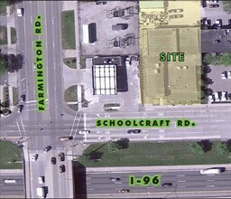 33150 Schoolcraft Rd, Livonia, MI - AERIAL map view