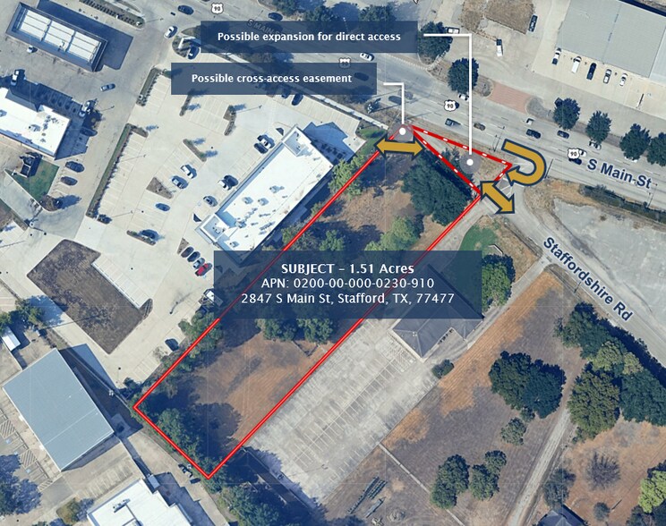 0 Staffordshire Rd, Stafford, TX for sale - Building Photo - Image 2 of 3