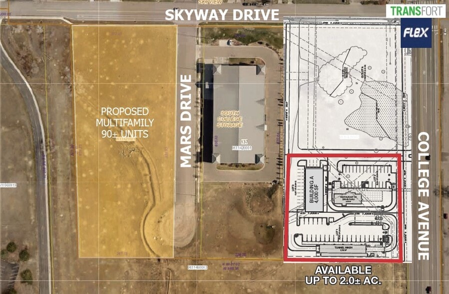 SWC of W Skyway Dr & College Ave, Fort Collins, CO à vendre - Photo du bâtiment - Image 1 de 2
