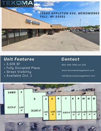 Plus de détails pour N85 W15880 Appleton Ave, Menomonee Falls, WI - Commerce de détail à louer