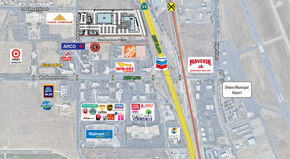 Dover Parkway, Delano, CA for lease - Building Photo - Image 2 of 2