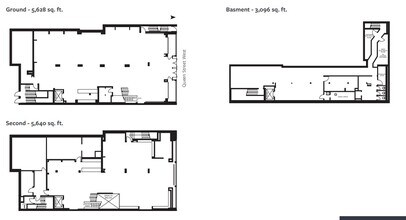 341 Queen St W, Toronto, ON for lease Floor Plan- Image 1 of 1