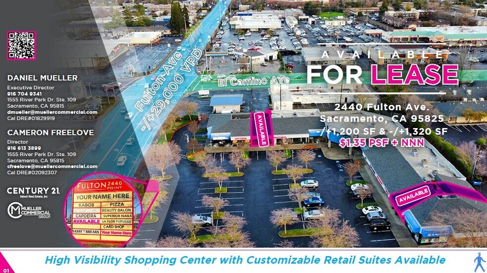 2440 Fulton Ave, Sacramento, CA à louer - Photo du bâtiment - Image 1 de 8