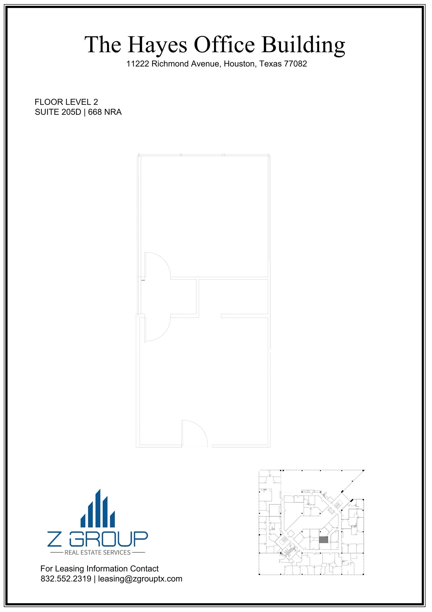 11222 Richmond Ave, Houston, TX for lease Site Plan- Image 1 of 1
