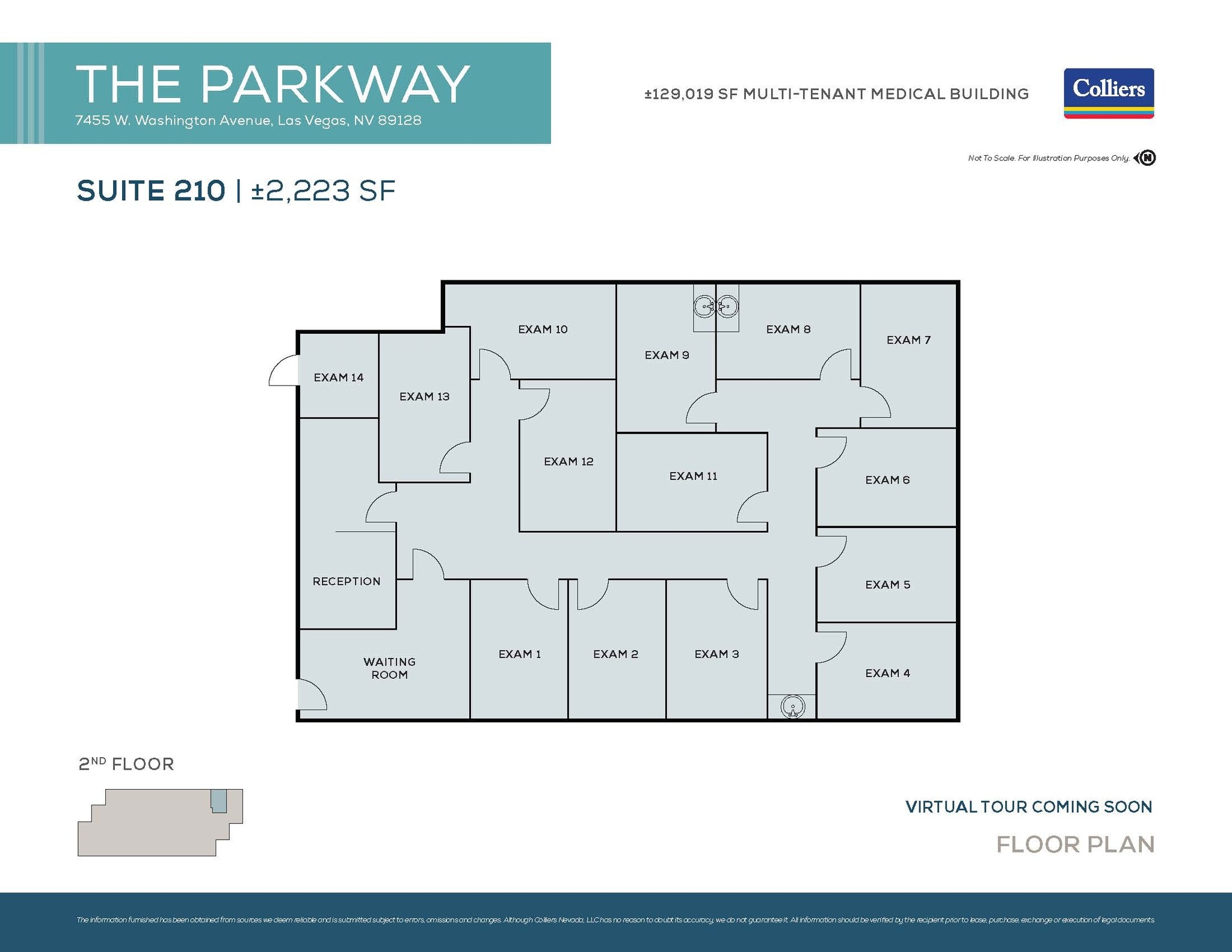 7455 W Washington Ave, Las Vegas, NV for lease Floor Plan- Image 1 of 1