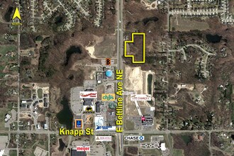 2300 E Beltline Ave NE, Grand Rapids, MI - AERIAL  map view - Image1