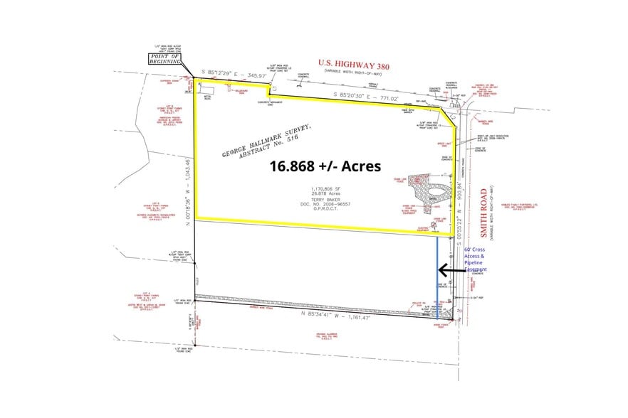 TBD HWY 380, Ponder, TX for sale - Building Photo - Image 2 of 2