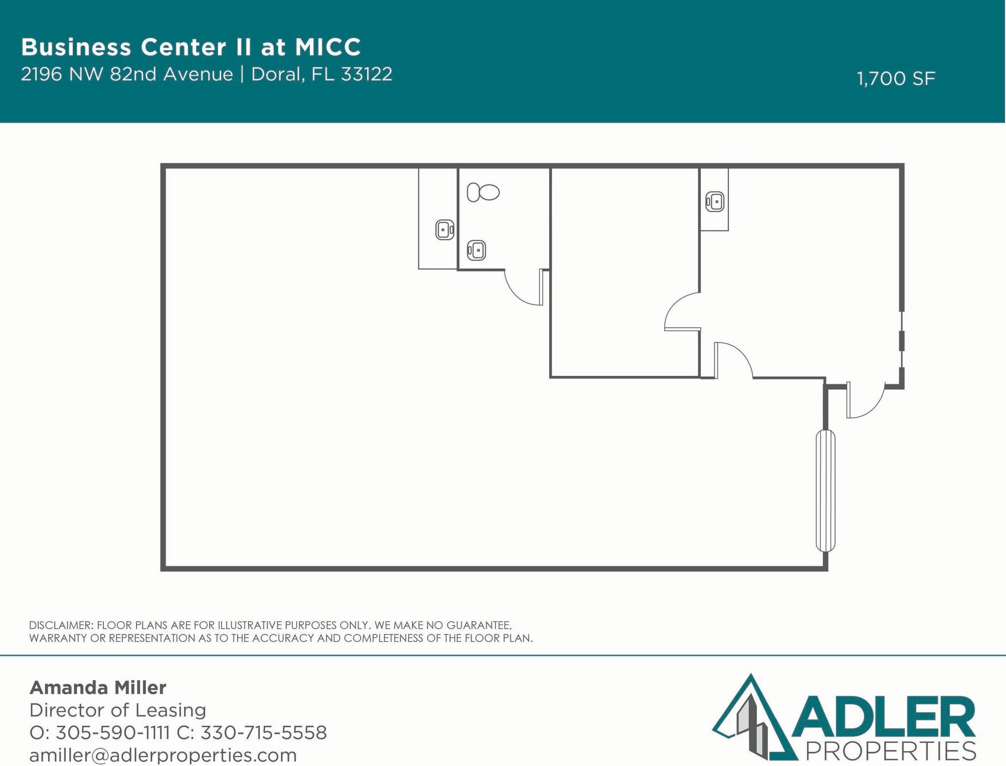2156-2214 NW 82nd Ave, Miami, FL for lease Floor Plan- Image 1 of 1