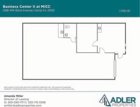 2156-2214 NW 82nd Ave, Miami, FL for lease Floor Plan- Image 1 of 1