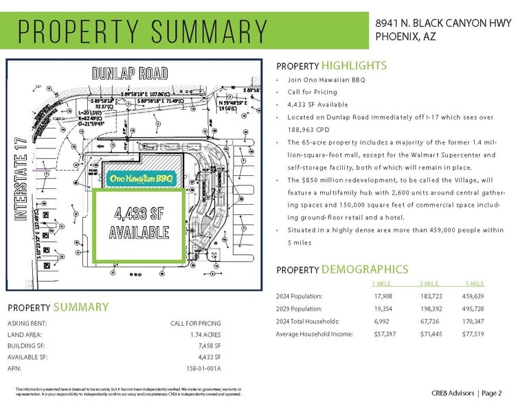 8941 N Black Canyon Hwy, Phoenix, AZ à louer - Photo du bâtiment - Image 2 de 5